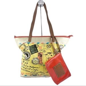 Nine West Postcard Shoulder Tote
